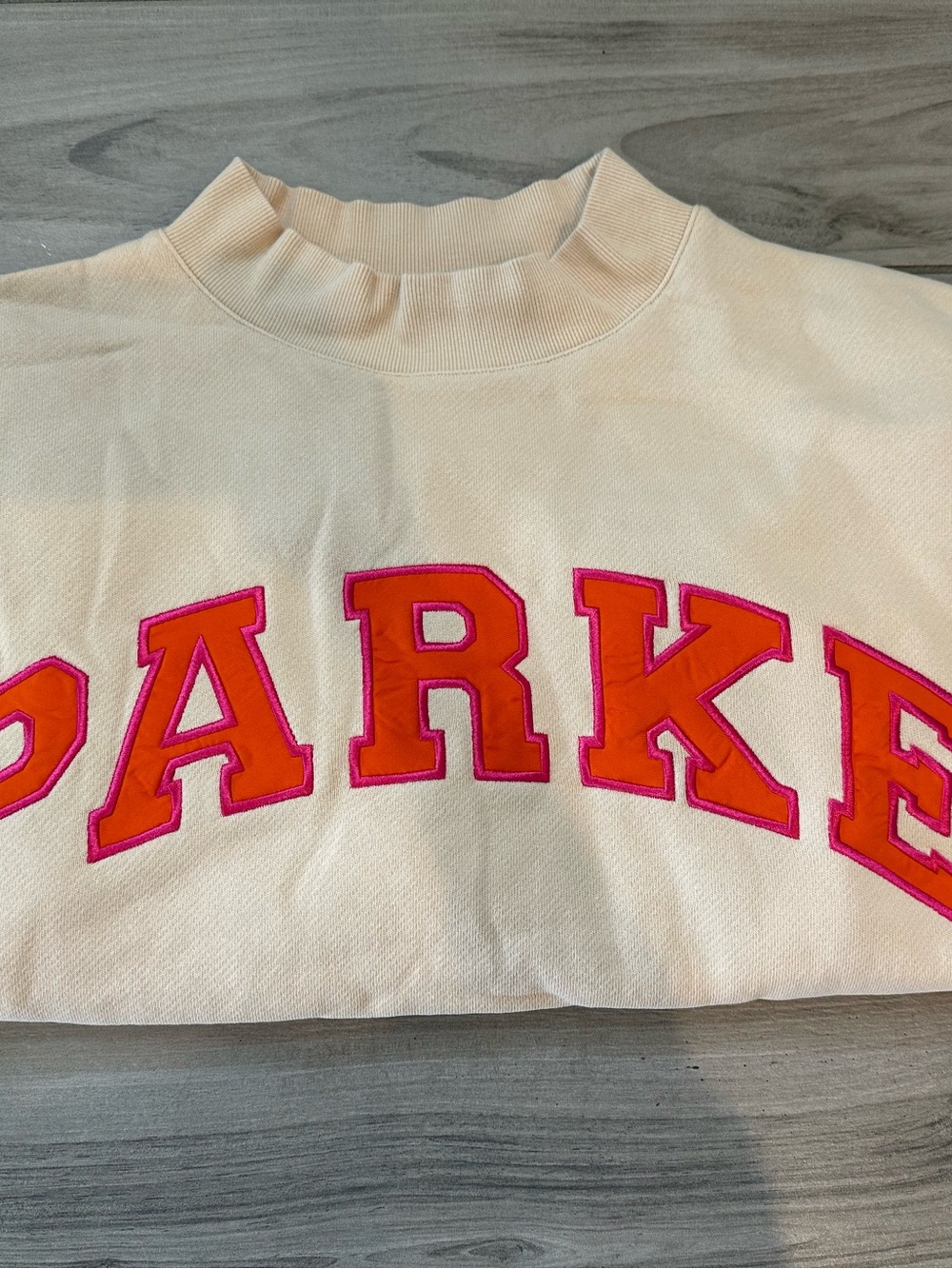 Parke x Dunkin’ Donuts latte mock neck - Picture 2 of 5